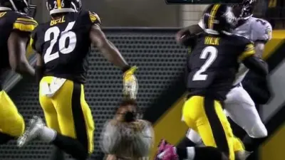 Michael Vick blocking