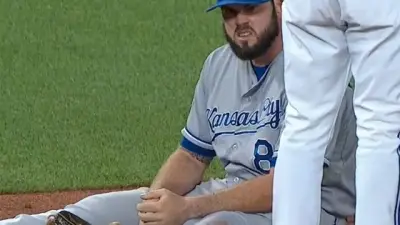 Mike Moustakas hand