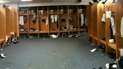 NFL locker room