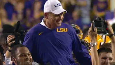 Les Miles carried
