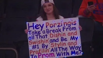 Kristaps Porzingis prom
