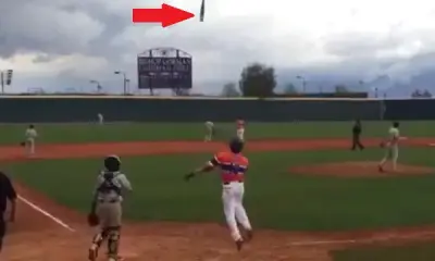 Ryan Sepede bat flip