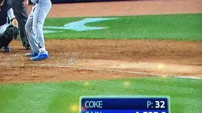 Coke Cain graphic baseball