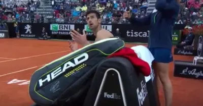 Novak Djokovic umpire