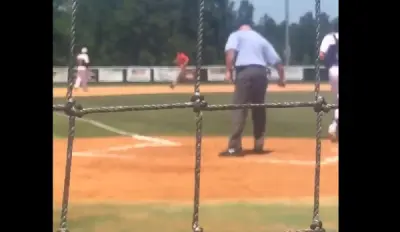 Umpire home plate