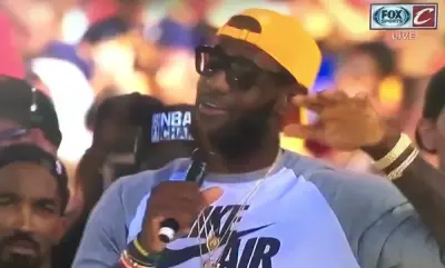 LeBron James parade