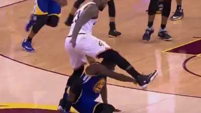 LeBron James stepover