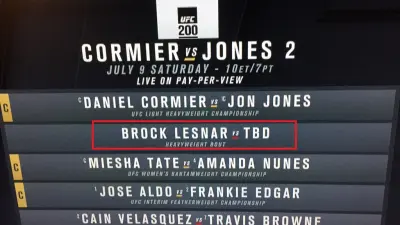 UFC 200 card