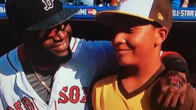 David Ortiz hand tattoo
