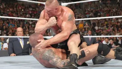 Brock Lesnar elbow