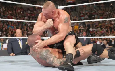 Brock Lesnar elbow