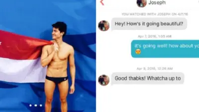 Joseph Schooling Tinder