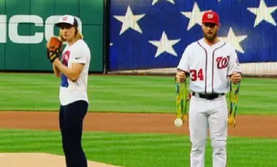 Katie Ledecky Bryce Harper