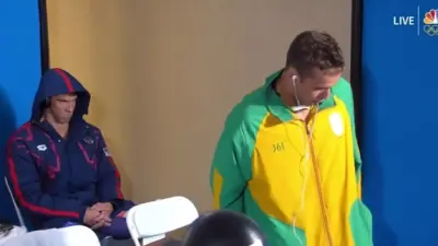 Michael Phelps gameface