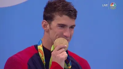 Michael Phelps gold