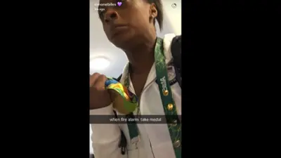 Simone Biles medal