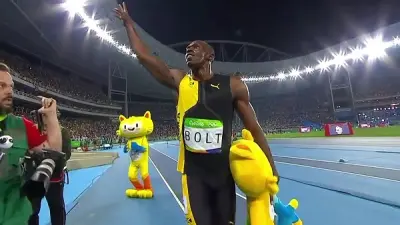 Usain Bolt mascot