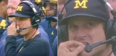 Jim Harbaugh booger