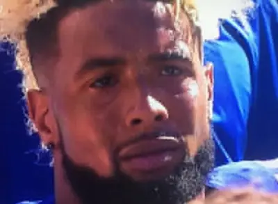 Odell Beckham crying