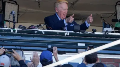 Vin Scully pressbox