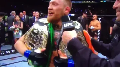 Conor McGregor belts