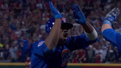 Dexter Fowler celebration