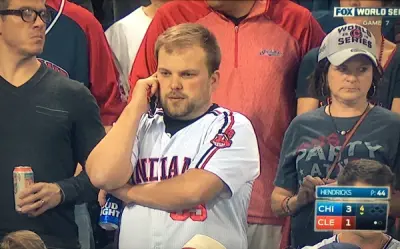 Indians fan phone