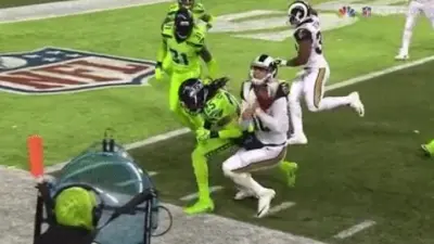 Jared Goff hit