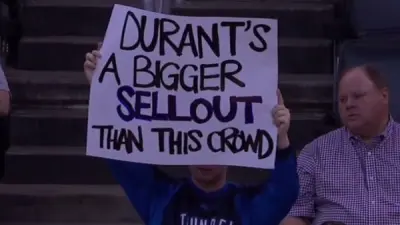Kevin Durant sellout poster
