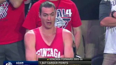 Adam Morrison sunburn