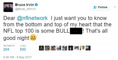 Bruce Irvin tweet