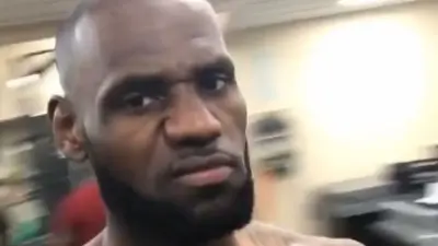 LeBron James bald