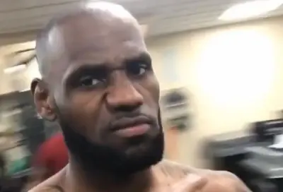 LeBron James bald