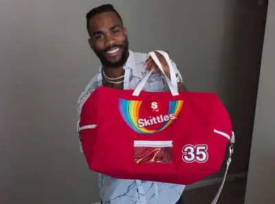 Charcandrick West Skittles bag