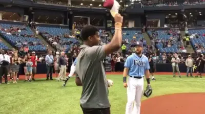 Jameis Winston first pitch