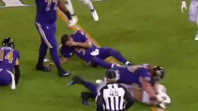Joe Flacco hit