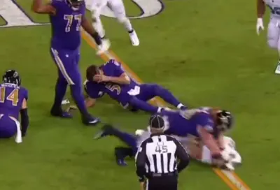 Joe Flacco hit