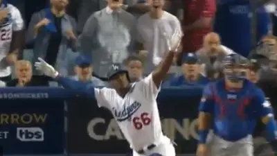 Yasiel Puig bat flip