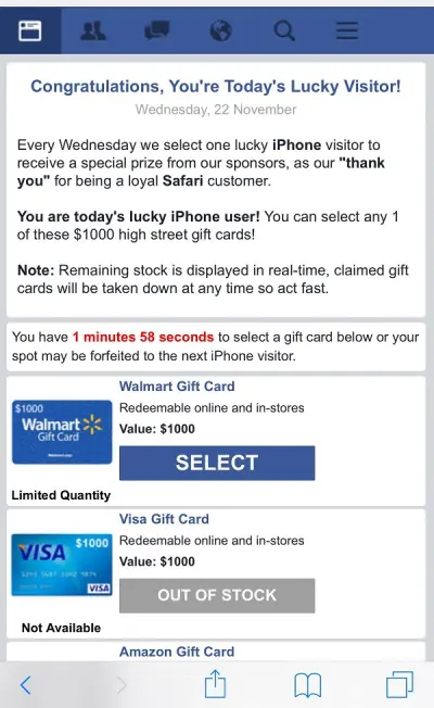 spam ad