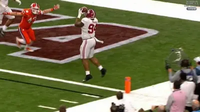 Daron Payne touchdown