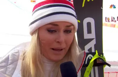 Lindsey Vonn emotional
