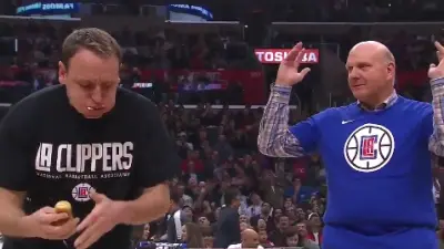 Steve Ballmer Joey Chestnut