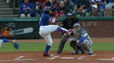 Rougned Odor leg kick