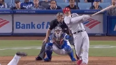 Rhys Hoskins foul