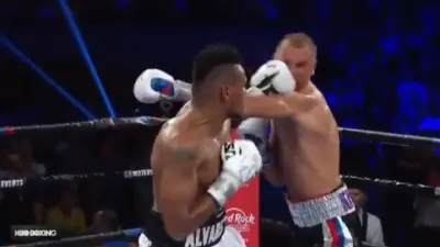 Eleider Alvarez knockdown