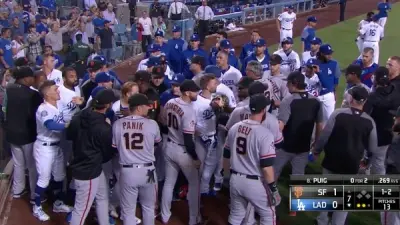 Dodgers Giants brawl