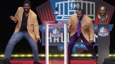 Ray Lewis Jonathan Ogden dance