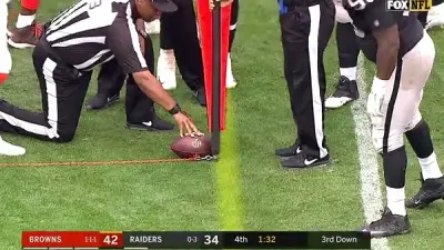 Browns Raiders referees spot