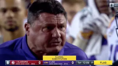 Ed Orgeron face