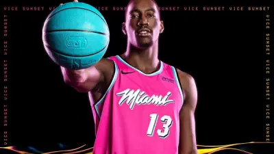 Miami Heat Sunset Vice jersey
